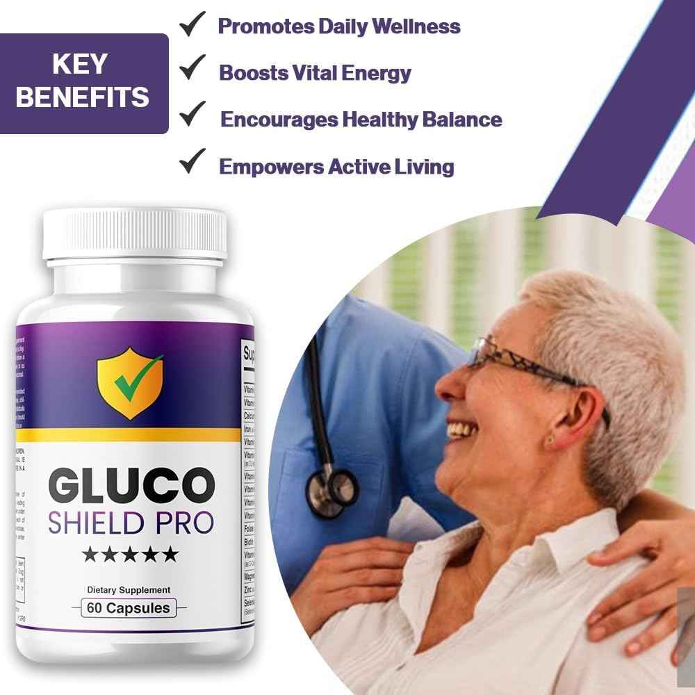 (2 Pack) Gluco Shield Pro Capsules, Gluco Shield Pro, Gluco Shield Pro Pills, Gluco Shield Pro, Glucoshield Advanced Formula, Glucoshield Vitamins, Glucoshield for Reviews