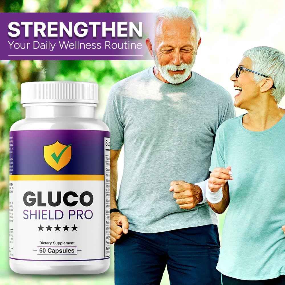(2 Pack) Gluco Shield Pro Capsules, Gluco Shield Pro, Gluco Shield Pro Pills, Gluco Shield Pro, Glucoshield Advanced Formula, Glucoshield Vitamins, Glucoshield for Reviews