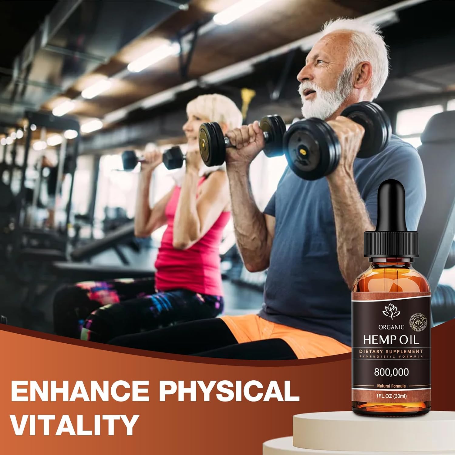 2-Pack HMone metabolism booster Oil - 800,000 Max Strength Drops - Pure CO2 Extract - 100% Natural Organic, Vegan, Non-GMO