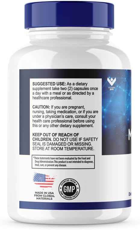 (2 Pack) Memoforce Pills, Memo Force Supplement, Memoforce Cognitive Health, MemoForce Memory Capsules, Memo Force Advanced Formula, MemoForce Brain Support, Focus Memo Force Tablets, (120 Caps)
