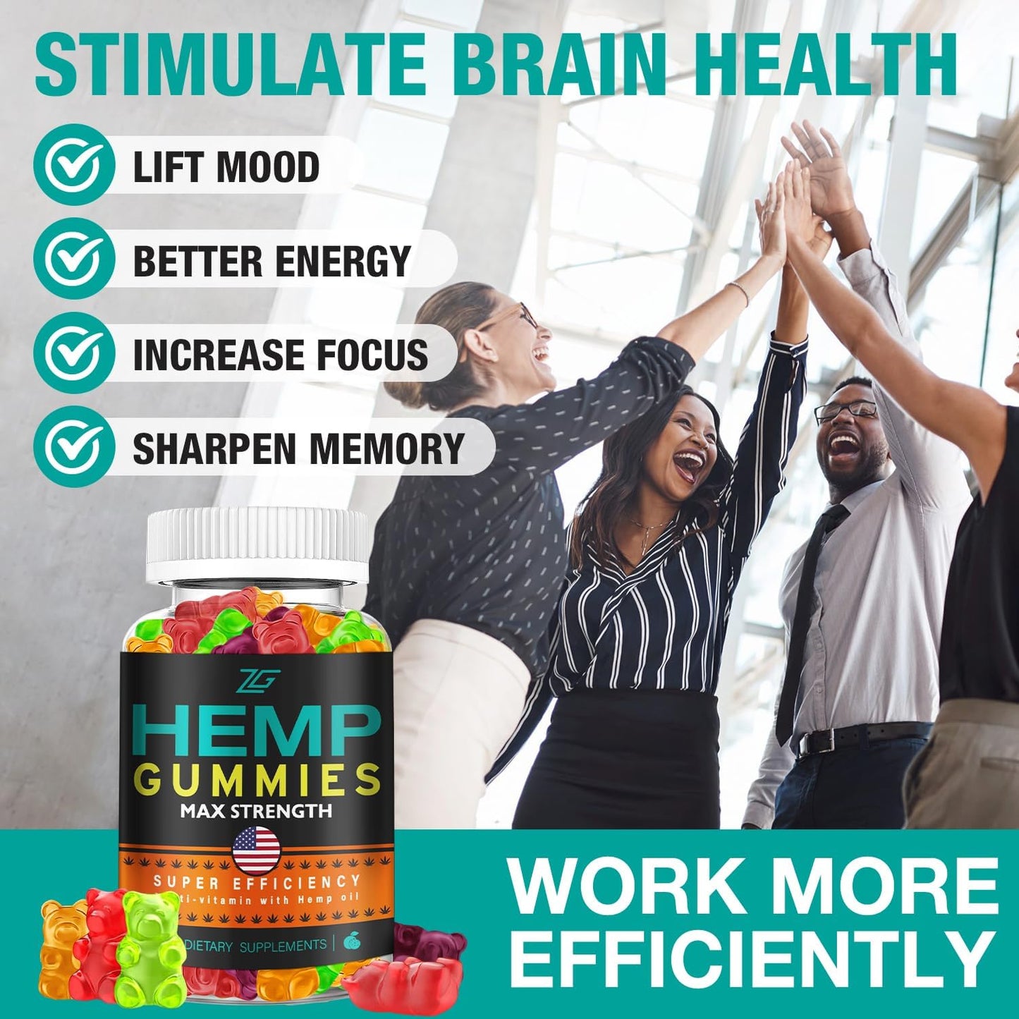 2 Pack metabolism booster Gummies for Restful Sleep - High Potency Organic metabolism booster Oil Infused Big Bear Gummies - Natural Apple Flavor for Adults