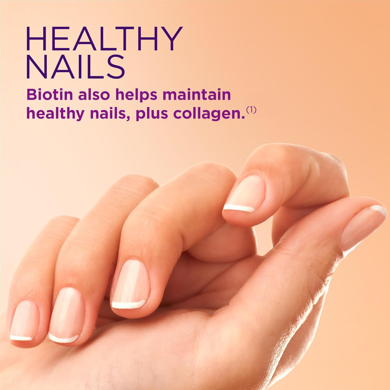 2 Pack Nature's Bounty Hair Skin Nails Gummies with Biotin & Collagen, Citrus Flavor - 80 Ct Each - 5000 mcg - Vitamin Supplement