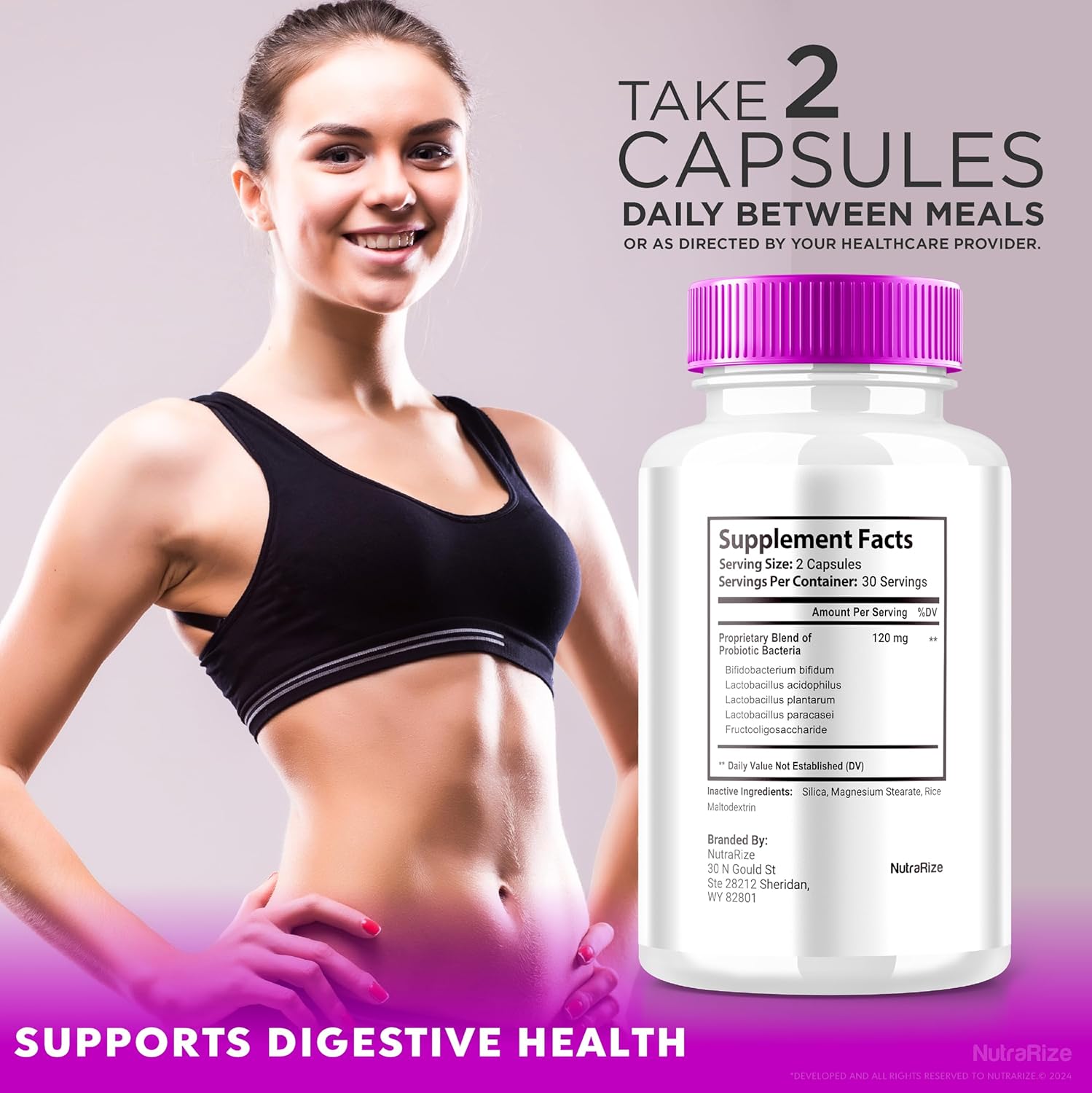 2 Pack NutraRize NovaTonica Capsules for Naturally Healthy Glowing Skin - Extra Strong Skin Enhancing Vitamin Supplement - 120 Capsules