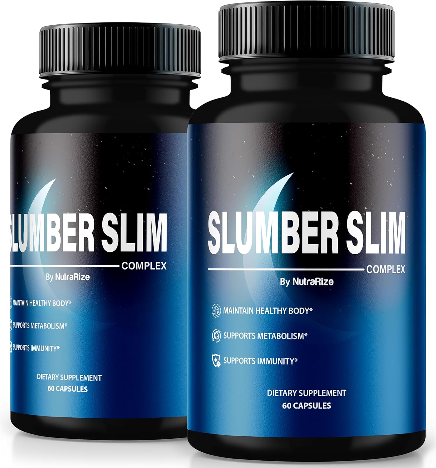 2 Pack NutraRize Slumber Slim  Slimming Formula  Pills - Official SlumberSlim Complex Formula for Fitness & Wellness - Premium All Natural Keto Capsules with Great Reviews (120 Capsules)