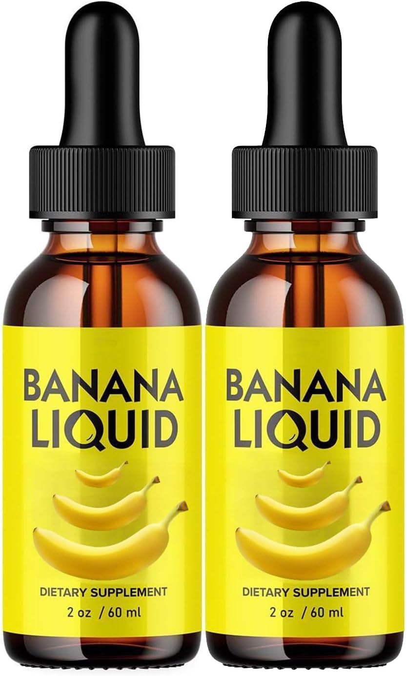 2 Pack of 60ml Original Banana Supplement Liquid Extract for Women's Gut Health