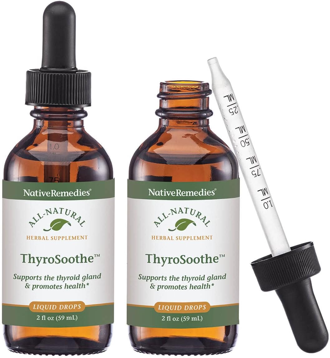 2 Pack of Fox Valley Traders NativeRemedies ThyroSoothe - Natural Thyroid Support Supplement