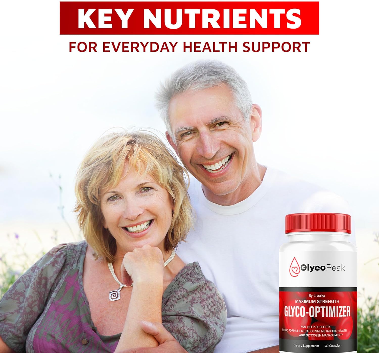 2 Pack of LIVORKA Glyco Peak Optimizer Blood Support Supplement Capsules - 60 Capsules for 2 Months Formula