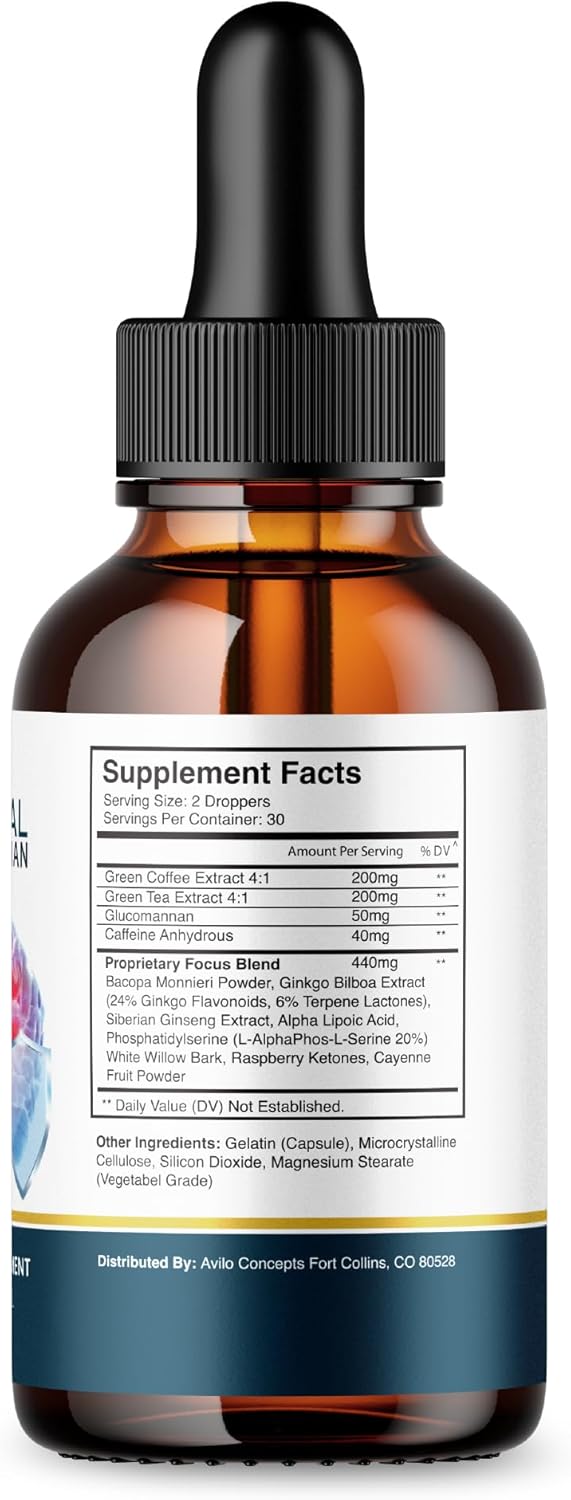 2 Pack Purvia Pineal Guardian Liquid Drops for Memory & Brain Wellness - Advanced Strength Formula - Made in USA