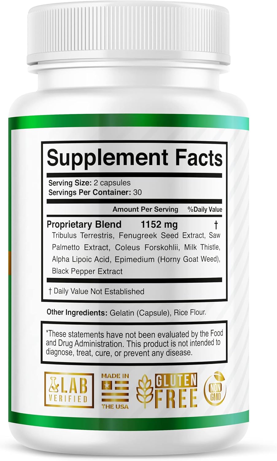 2 Pack Saw Palmetto Prostate Supplement for Men - DHT & Beta Blocker, Urinary Health & Prostate Support - 2 Months Supply