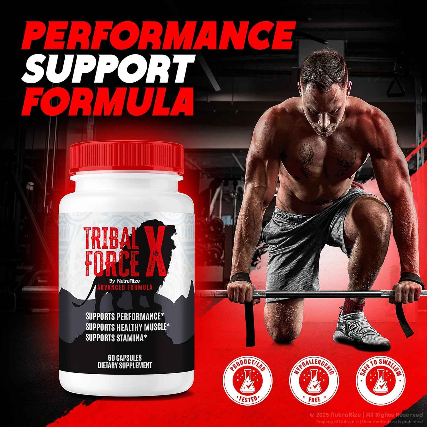 (2 Pack) Tribal Force X Capsules, TribalForceXL Max Performance Support For Men, TribalForce X All Natural Pills, TribalForces XXL Male Formula for Lasting Energy, TribalForces X Review (120 Capsules)