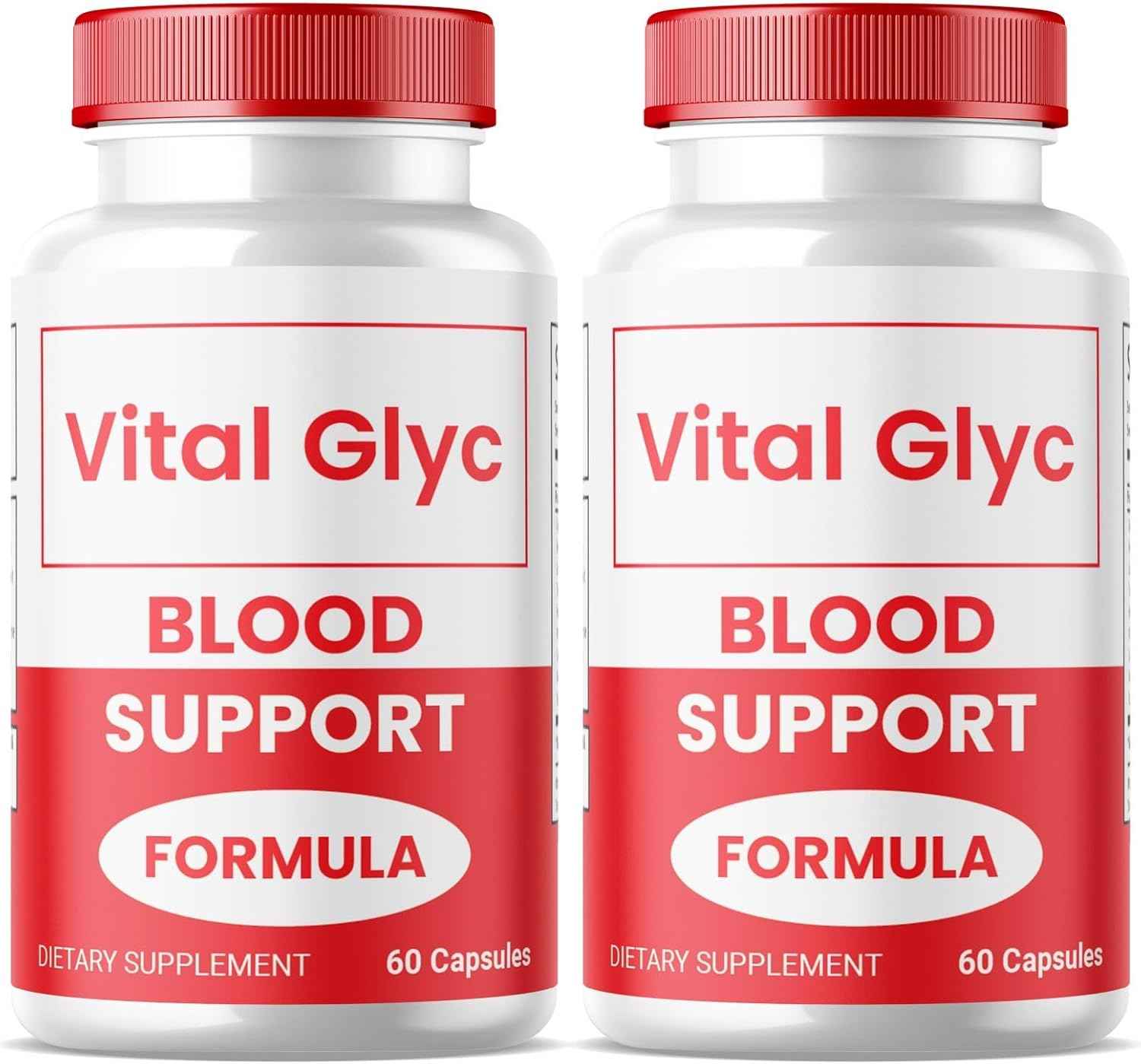 (2 Pack) Vital Glyc Capsules - Official Blood Support Formula, Vital Glyc Blood Vessel Cleaner, Vital Glyc Glyco Optimizer Pills, Supports Overall Health & Wellness, Vital Glyc Powder (120 Capsules)
