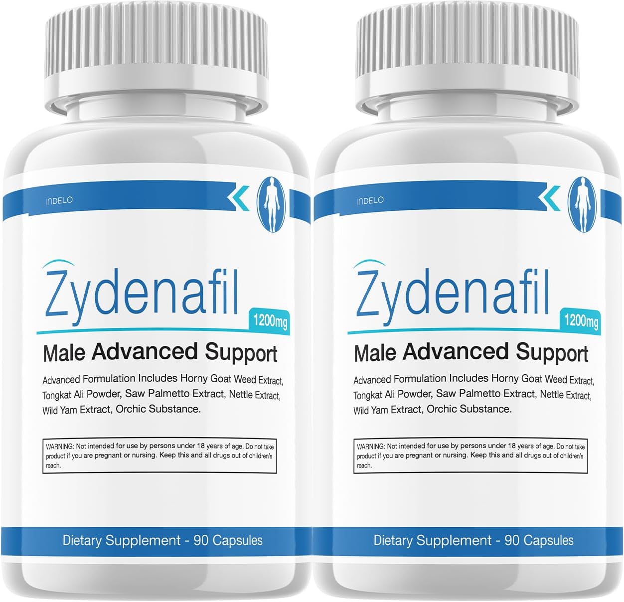 2 Pack Zydenafil Performance Supplements for Men - Advanced Male Enhancement Pills (120 Capsules) - Reviews included