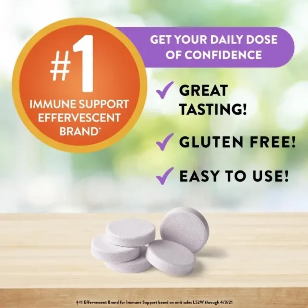 2 Packs of Pharmapacks Elderberry Extract + Vitamin C 1000mg Effervescent Tablets - Gluten-Free Immune Support with Vitamins A C E, ZINC & Selenium