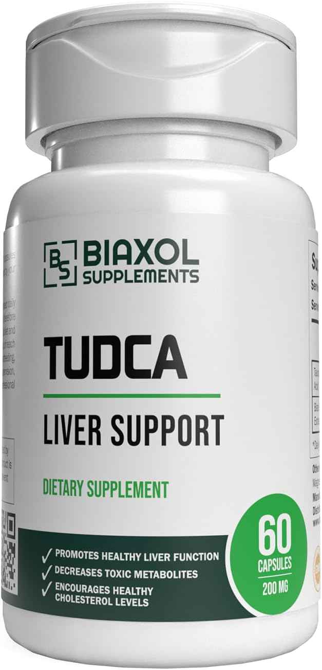 2024 Best TUDCA (Tauroursodeoxycholic Acid) | Liver Health | Lab Tested | 60 Capsules