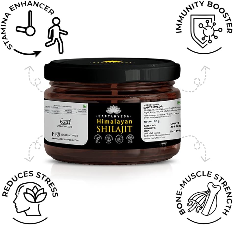 20gm Liquid Pure/Resin Supplement for Strength & Stamina - Lab Certified for Men and Women - Muscle Mass & Immunity Support