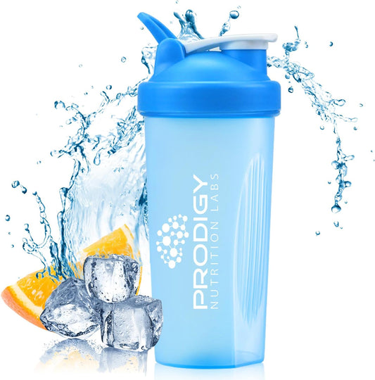 20oz Prodigy Nutrition Labs Protein Shaker Bottle - Ideal for Workout Supplements, Protein Powder, and BCAA'S - BPA-Free - Perfect for Fitness Enthusiasts