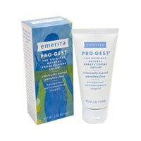 Emerita Pro Gest Natural Progesterone Cream, 2 oz - Pack of 3