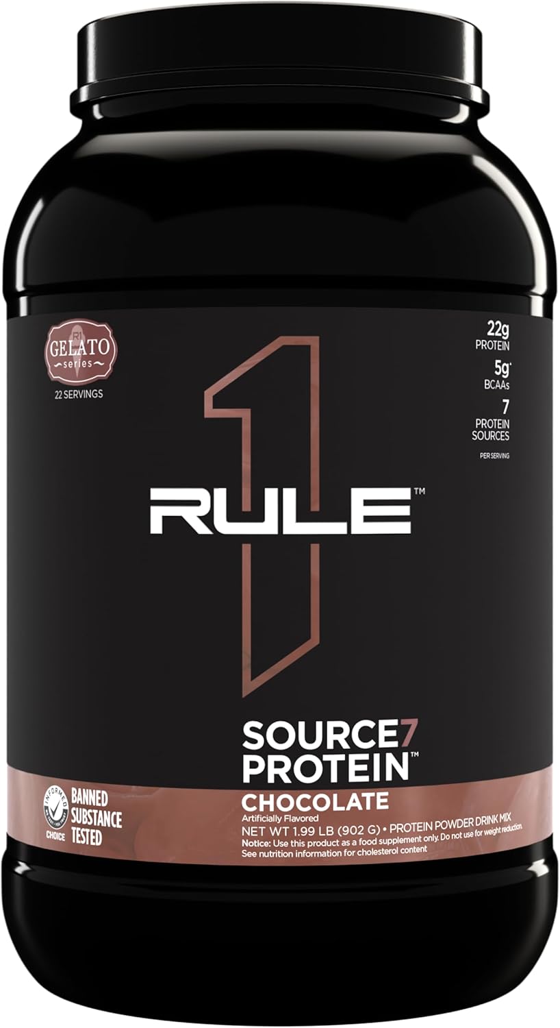 22g Sustained Protein with 10g EAAs from 7 Premium Sources - Gelato-Inspired Chocolate Flavor (2 lb)