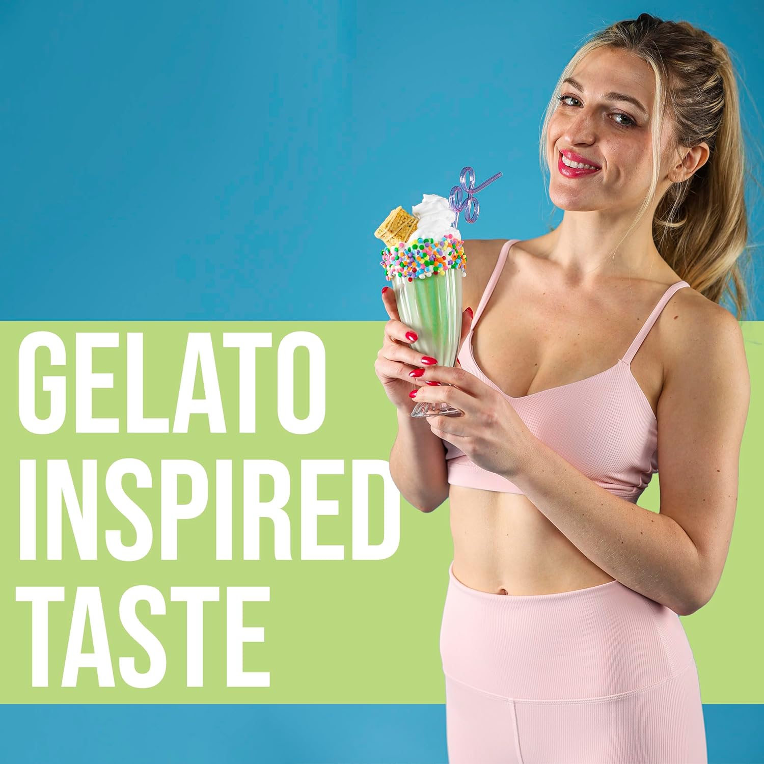22g Sustained Protein with 10g EAAs from 7 Premium Sources - Gelato-Inspired Chocolate Flavor (2 lb)