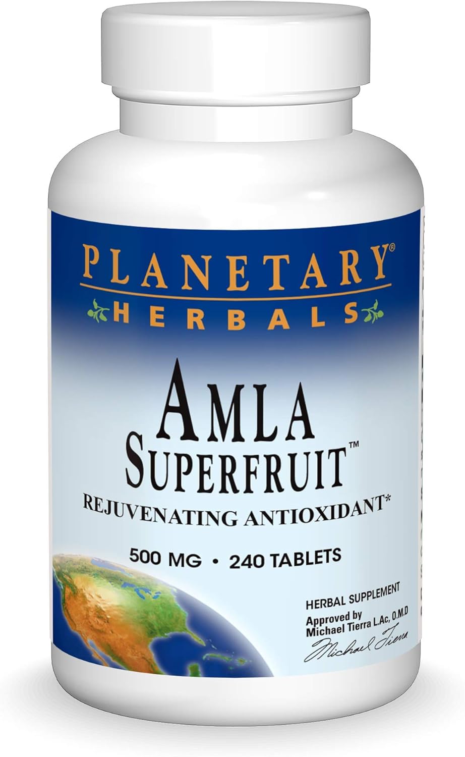 240 Count Planetary Herbals Amla Super Fruit Rejuvenating Antioxidant Supplement
