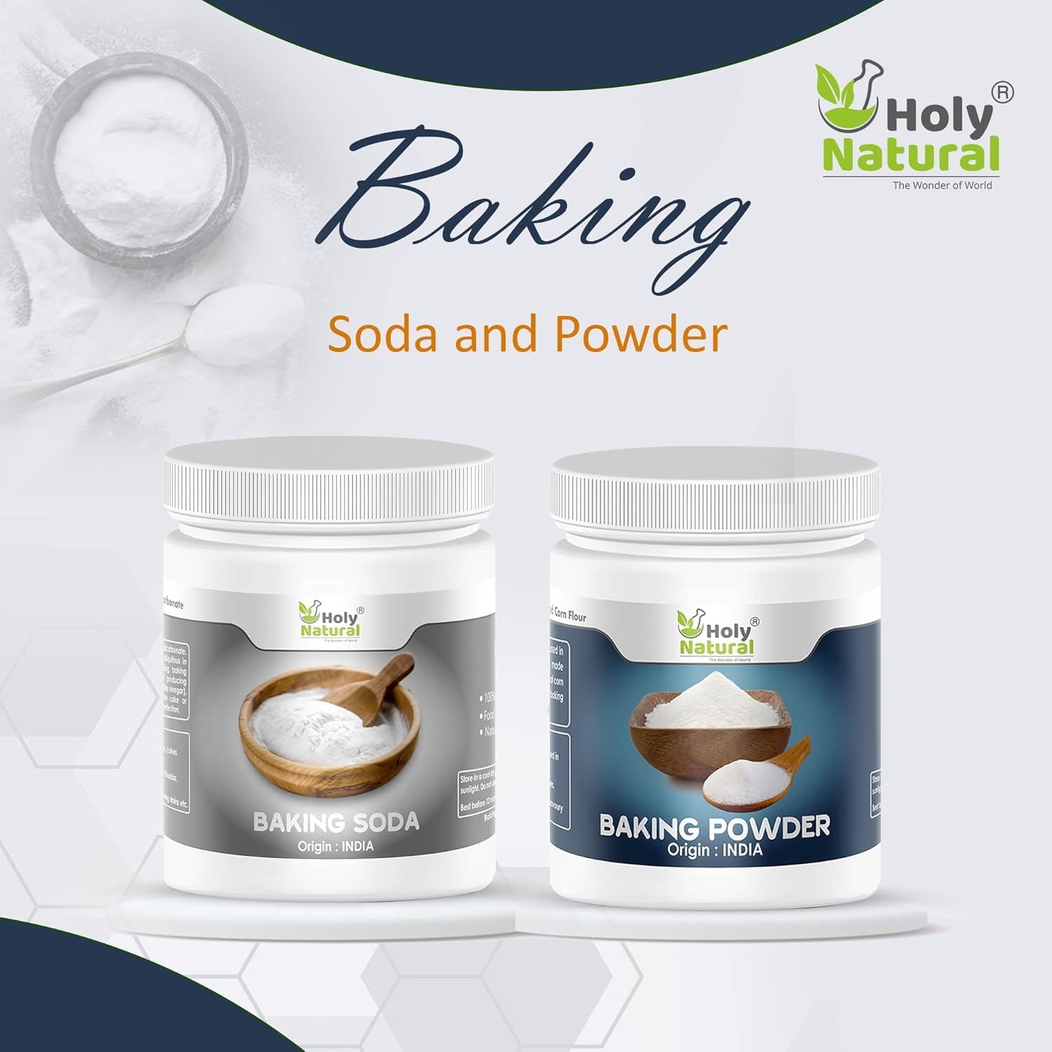 250 gm Food Grade Sodium Bicarbonate Baking Soda - Natural & Versatile for Cooking, Baking, and Cleaning