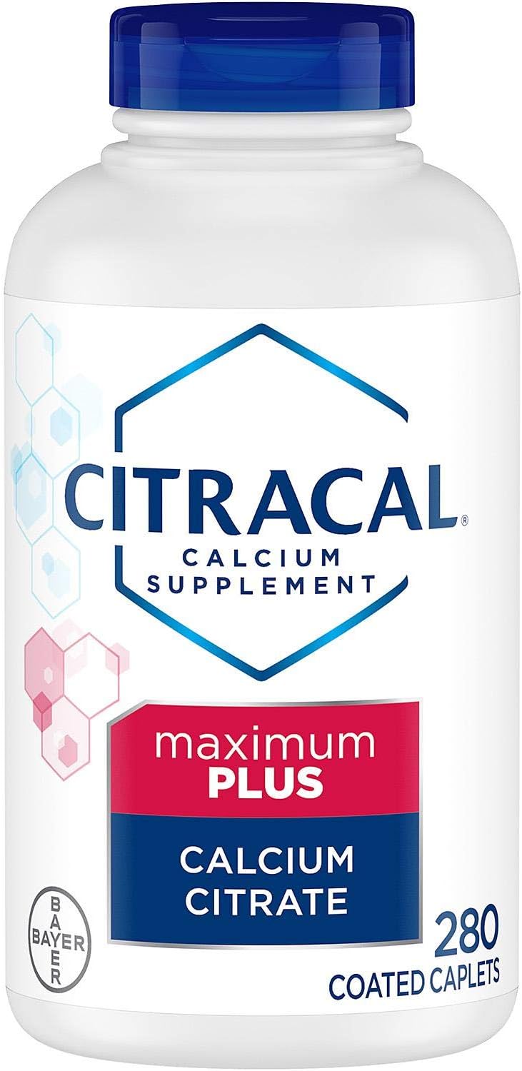 280 Count Citracal Maximum Plus Calcium Citrate Caplets with Vitamin D3
