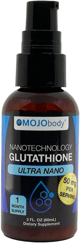 2oz MOJObody Nano Glutathione Spray: Enhance Health with 100% Absorption Antioxidant
