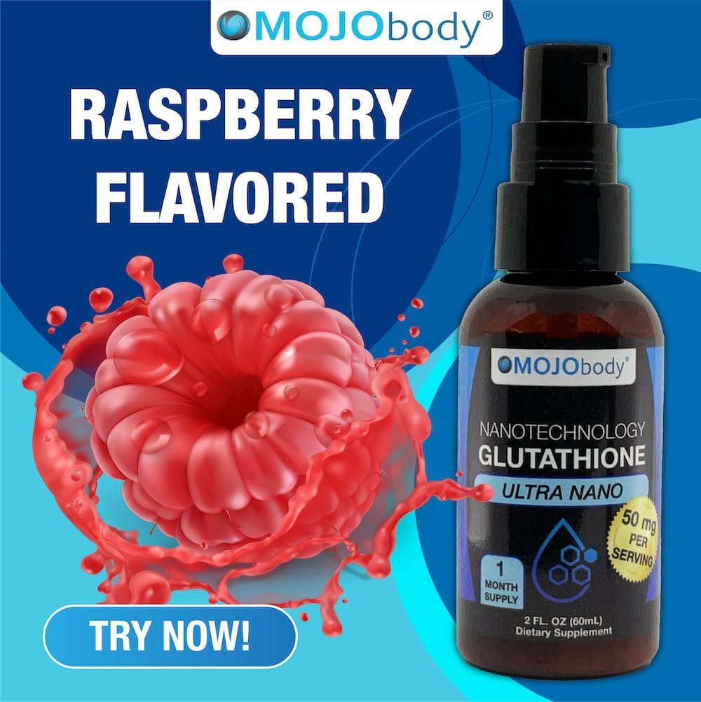 2oz MOJObody Nano Glutathione Spray: Enhance Health with 100% Absorption Antioxidant
