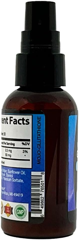 2oz MOJObody Nano Glutathione Spray: Enhance Health with 100% Absorption Antioxidant