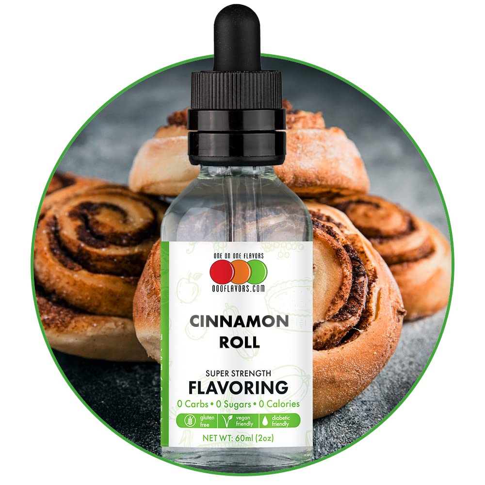 2oz OOOFlavors Cinnamon Roll Liquid Concentrate - One On One Flavors