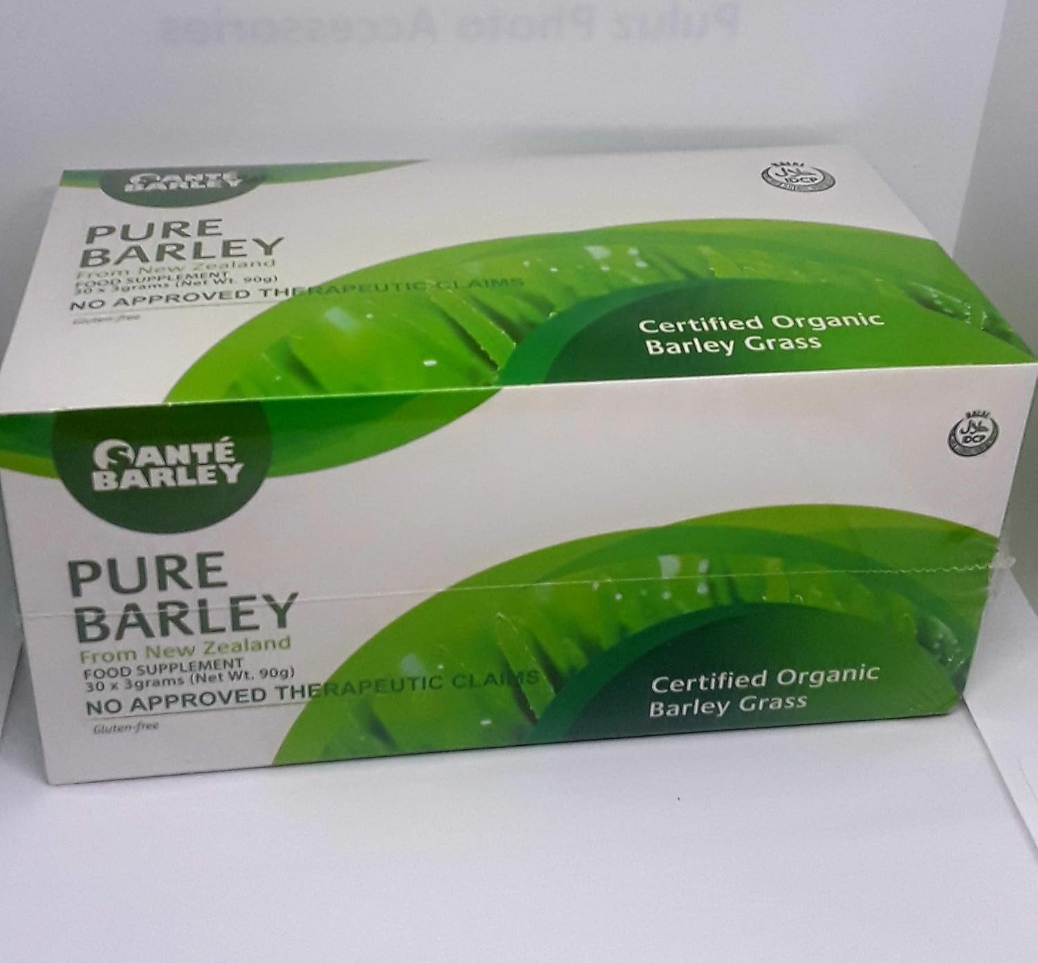 3 Boxes of Sante Pure Barley with Stevia - New Zealand Blend - Large Box 30 Sachets Total 90g