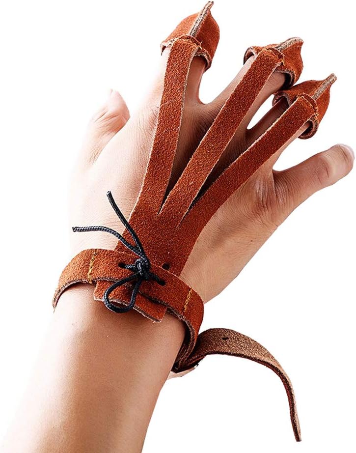 3 Finger Archery Shooting Gloves for Protection and Improved Performance