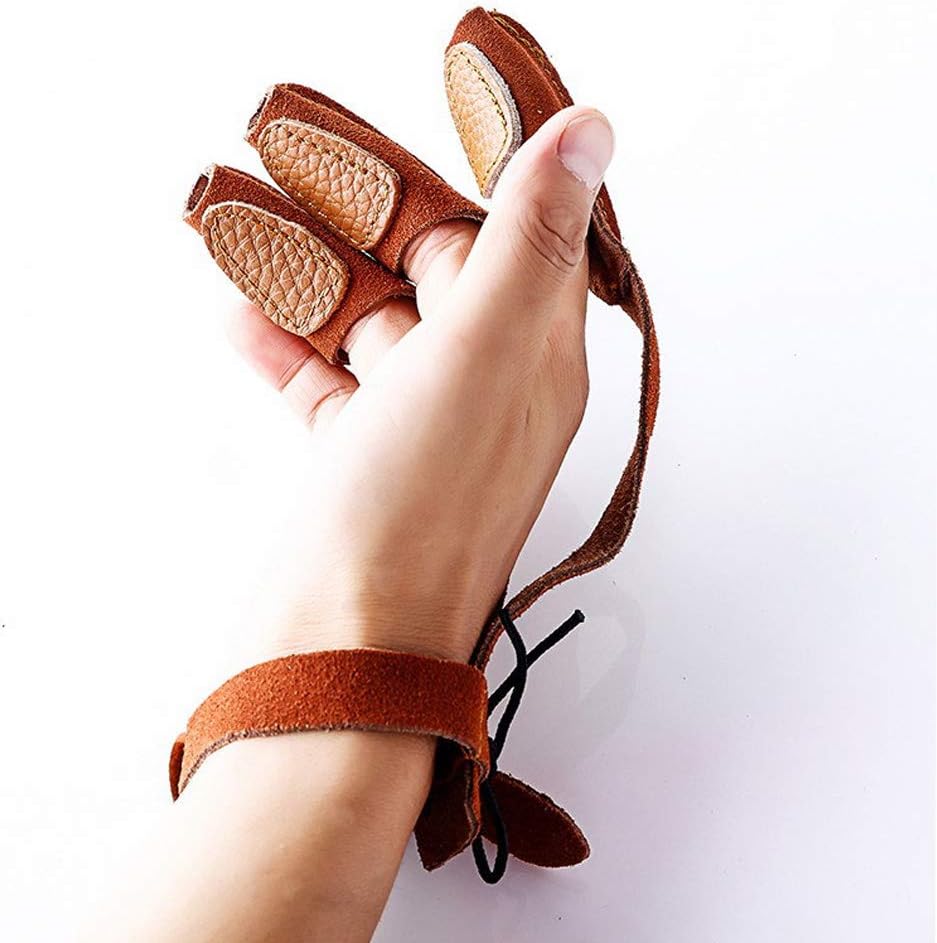 3 Finger Archery Shooting Gloves for Protection and Improved Performance