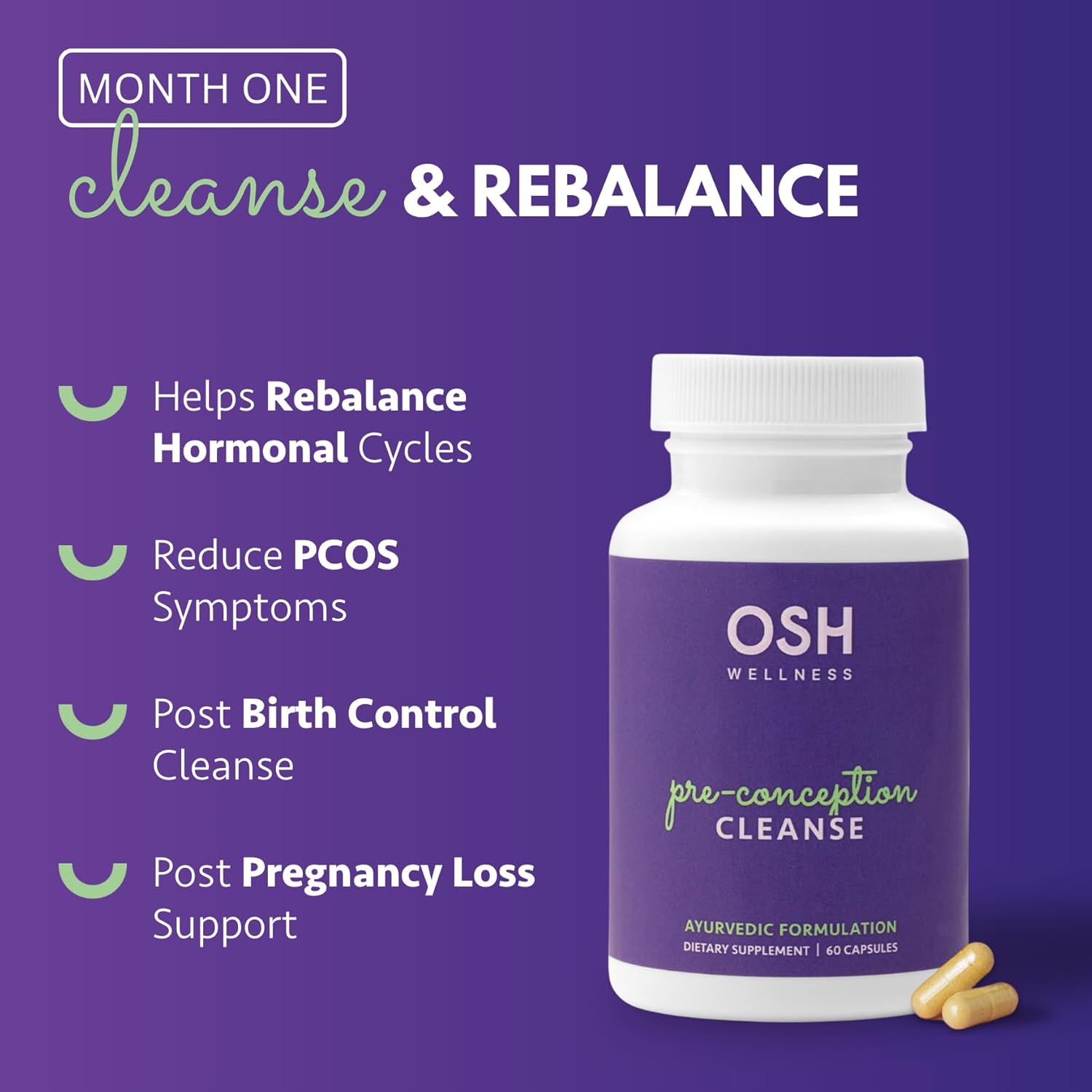 3-Month Conception Plan for Women | Cleanse and Conceive Bundle | Support for PCOS, Miscarriage, Post-Pill Fertility