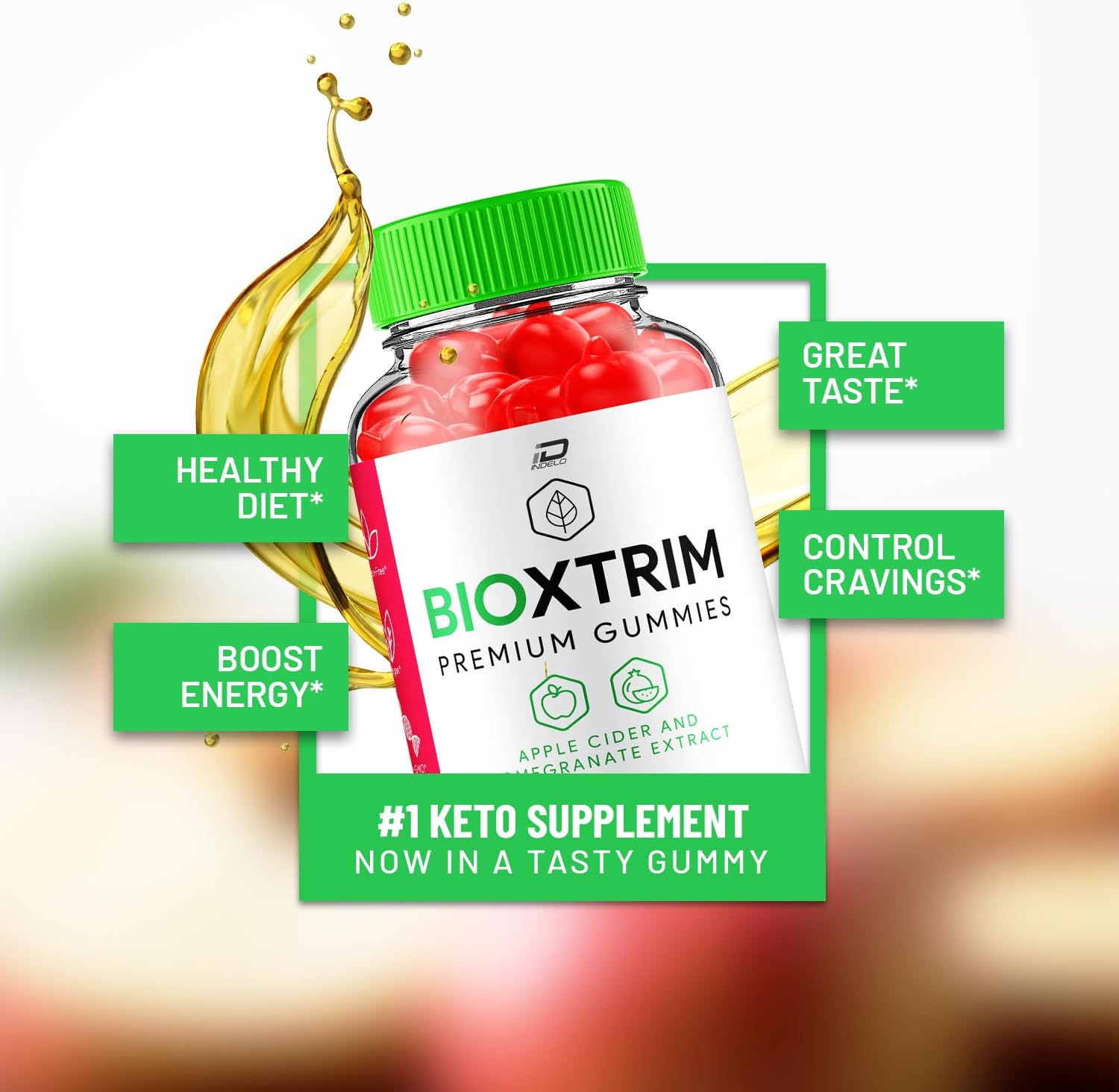3 Pack BioXtrim ACV Gummies with Bio X Trim Keto and Apple Cider Vinegar - 1000MG, Vitamin B12, Reviews - 180 Gummies