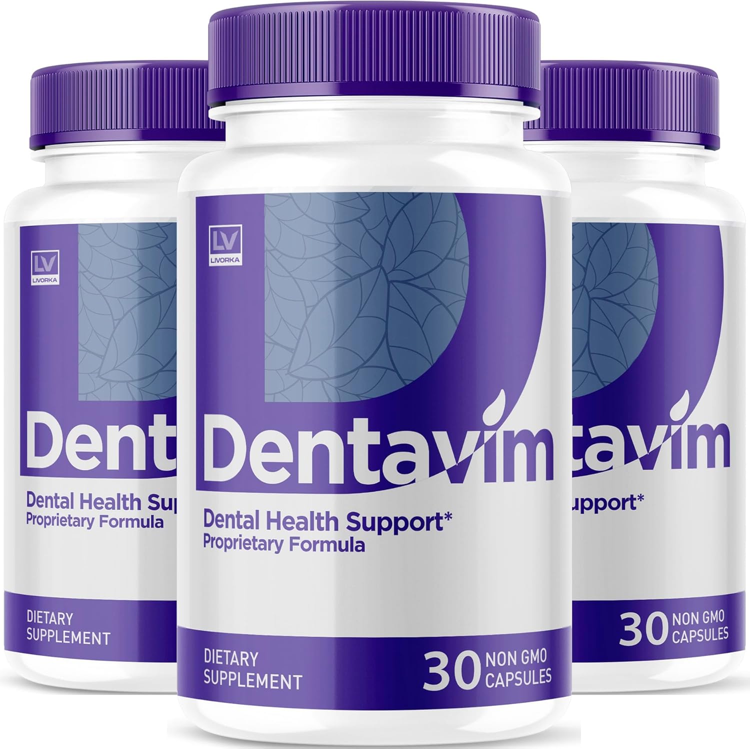 3 Pack Dentavim Oral Protection Vitamins - 90 Capsules for 3 Months - All Natural Formula - Reviews included
