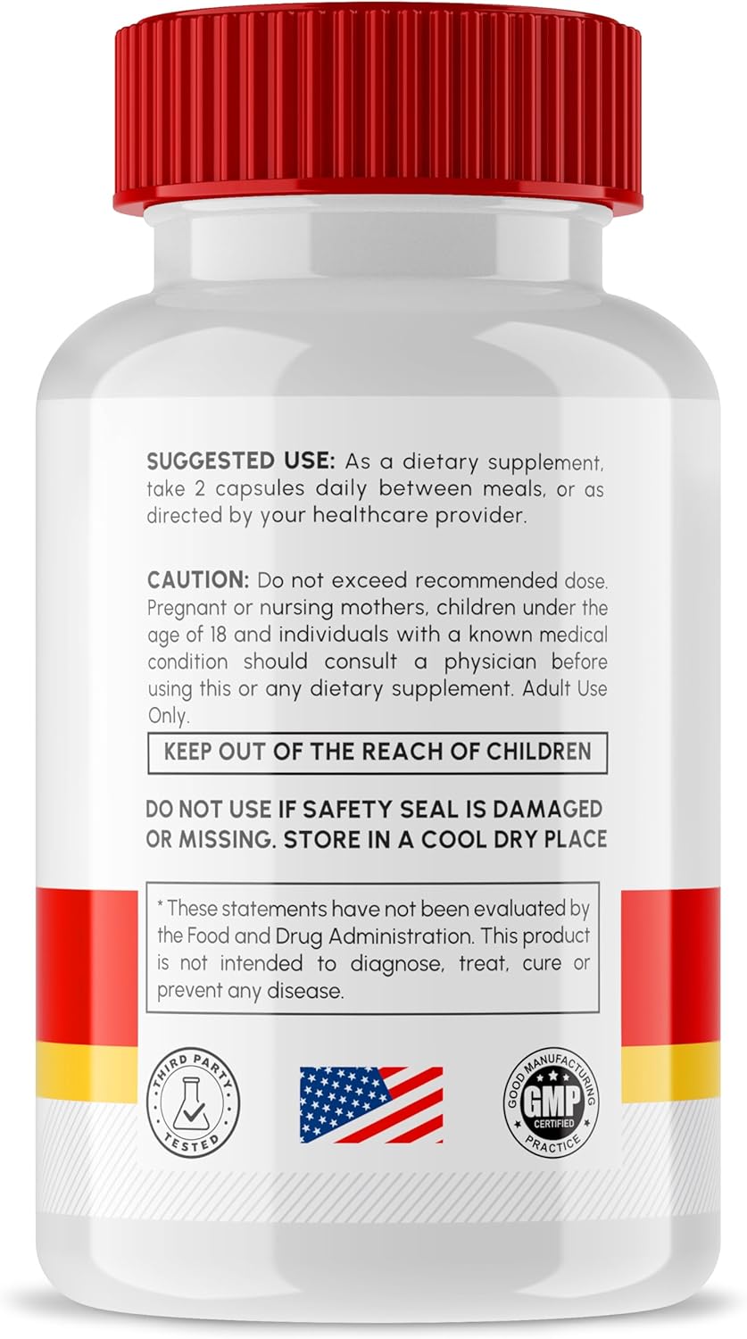 3 Pack Glyco Renew Blood Support Formula Supplement Pills - All Natural Capsules for Stable Levels - 180 Capsules
