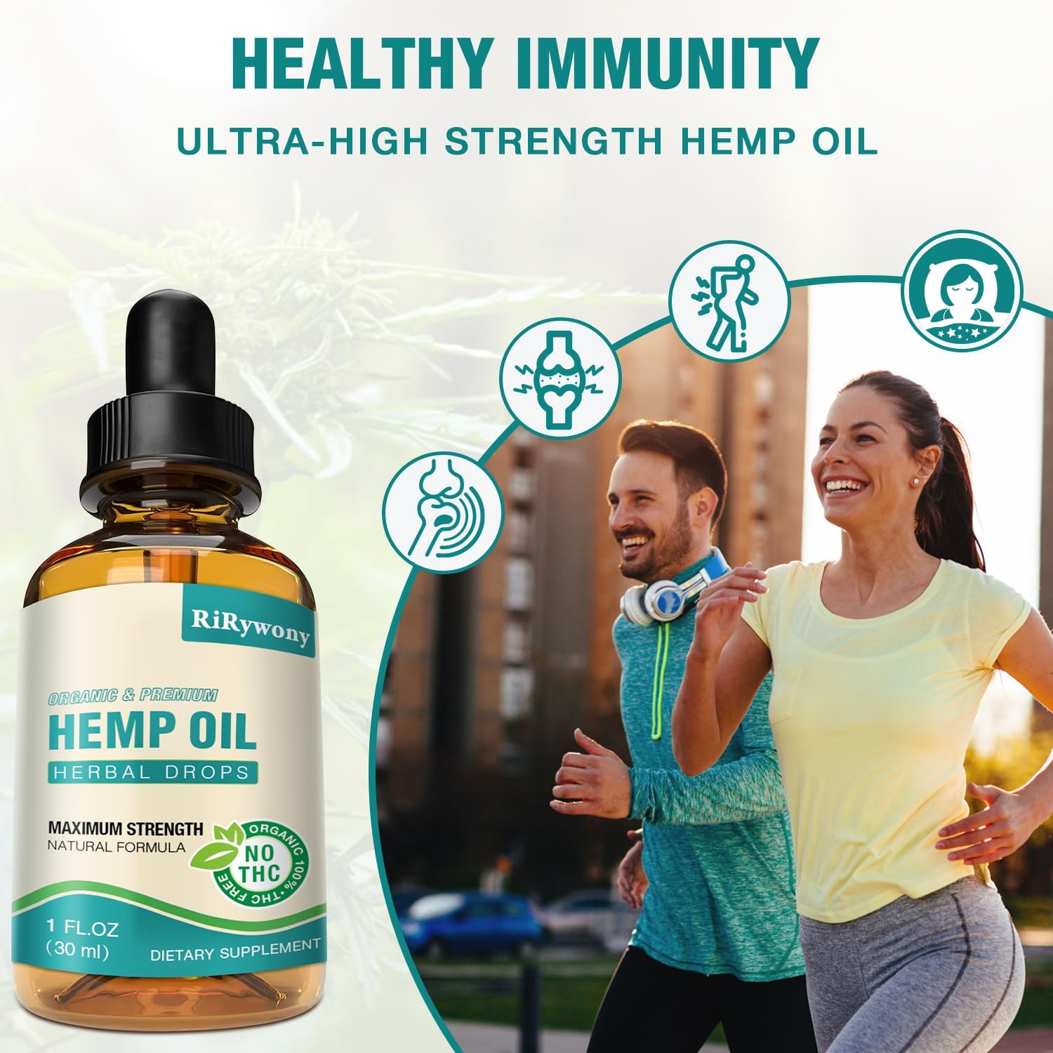 3-Pack High Potency Organic metabolism booster Oil Drops for Adults - Natural Relaxation & Good Mood - Maximum Strength Tincture with Vegan Ingredients