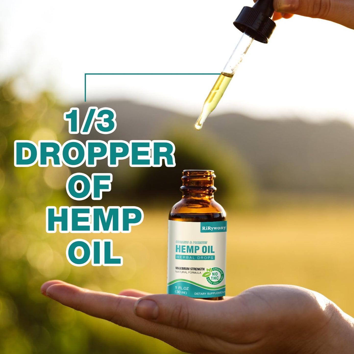 3-Pack High Potency Organic metabolism booster Oil Drops for Adults - Natural Relaxation & Good Mood - Maximum Strength Tincture with Vegan Ingredients