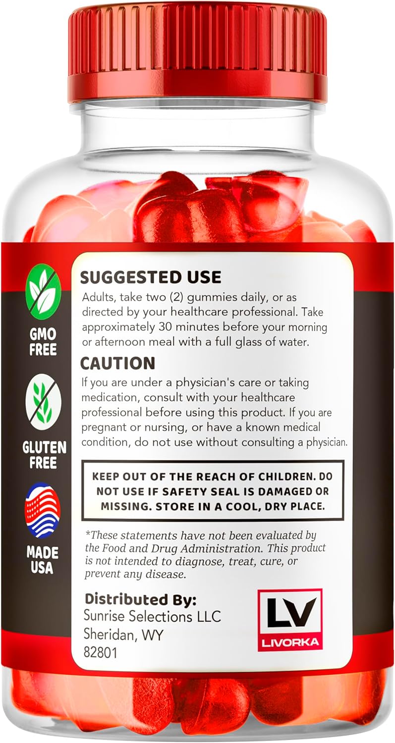 3 Pack LIVORKA Alpha Bites Gummies for Men - 180 Gummies for 3 Months Supply - AlphaBites Reviews