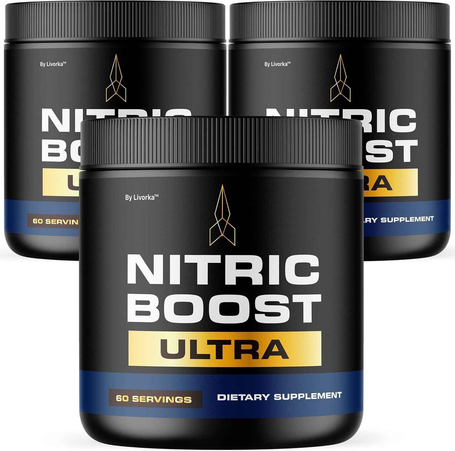 (3 Pack) Nitric Boost - Nitric Boost Ultra Purple Powder for Men, NitricBoostUltra Powder, Boost Energy and Support Active Lifestyles, 180 Servings for 3 Months