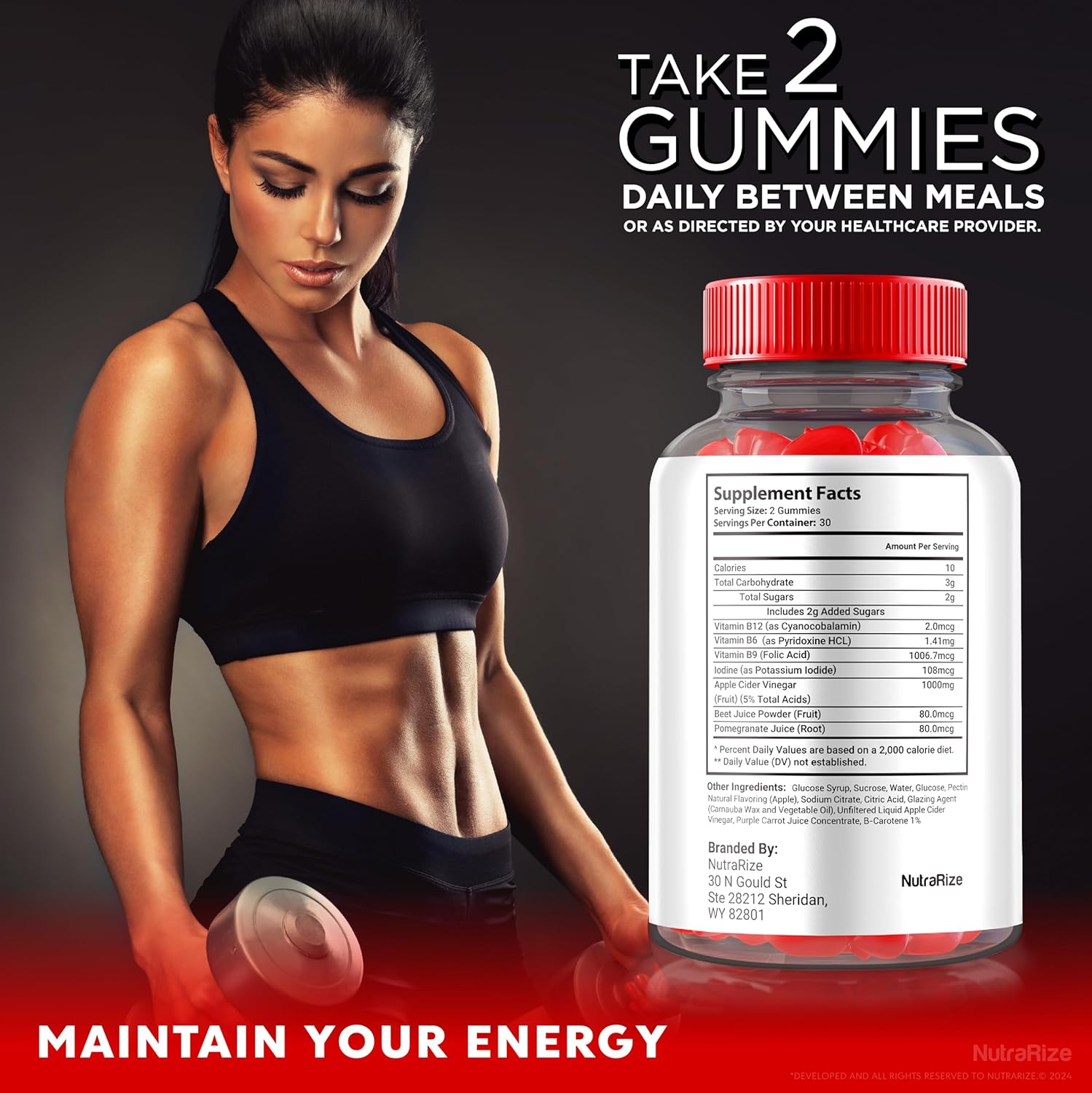 3-Pack NutraRize Activ Boost Keto ACV Gummies - Advanced  Slimming Formula  Supplement with Maximum Strength - 180 Gomitas Reviews
