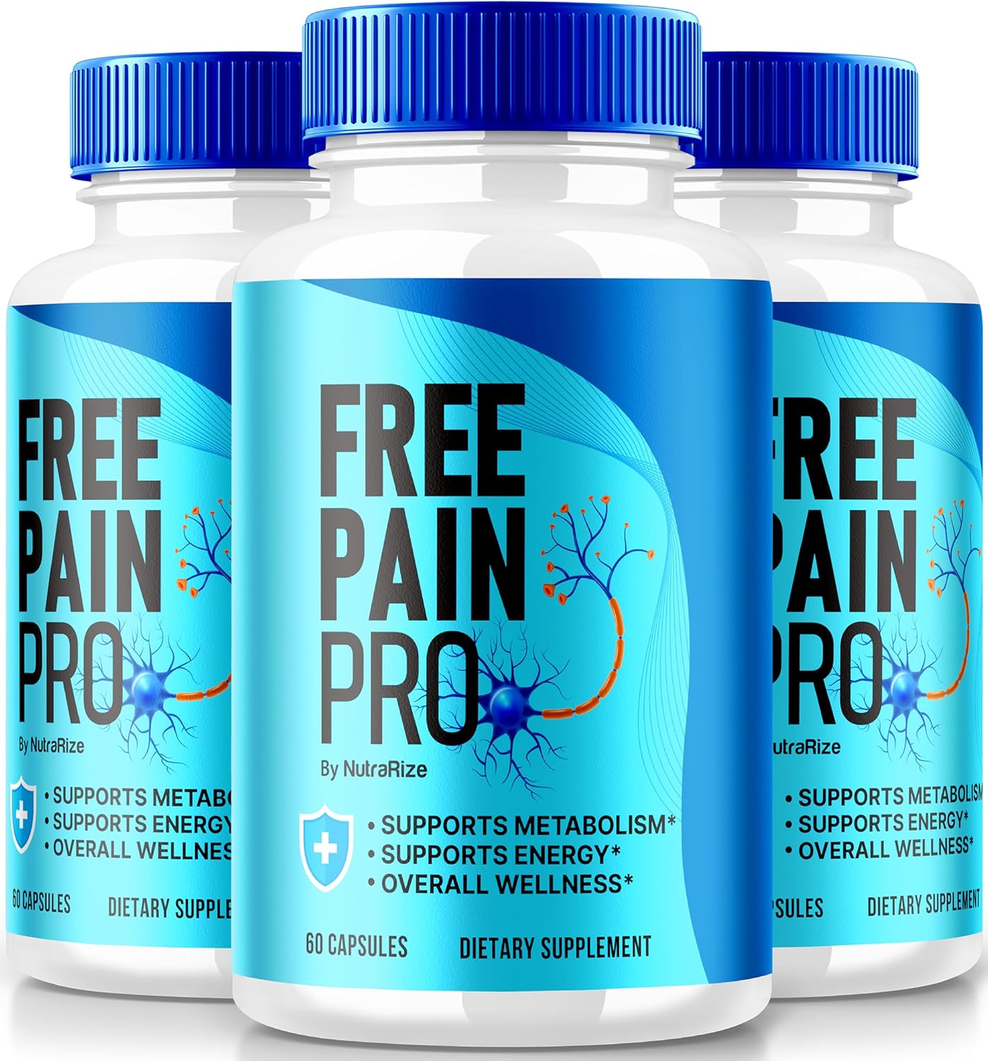 3 Pack NutraRize FreePainPro Capsules - Official Keto Formula for Healthy Body, Natural Supplement for Wellness - Premium 180 Capsules Review