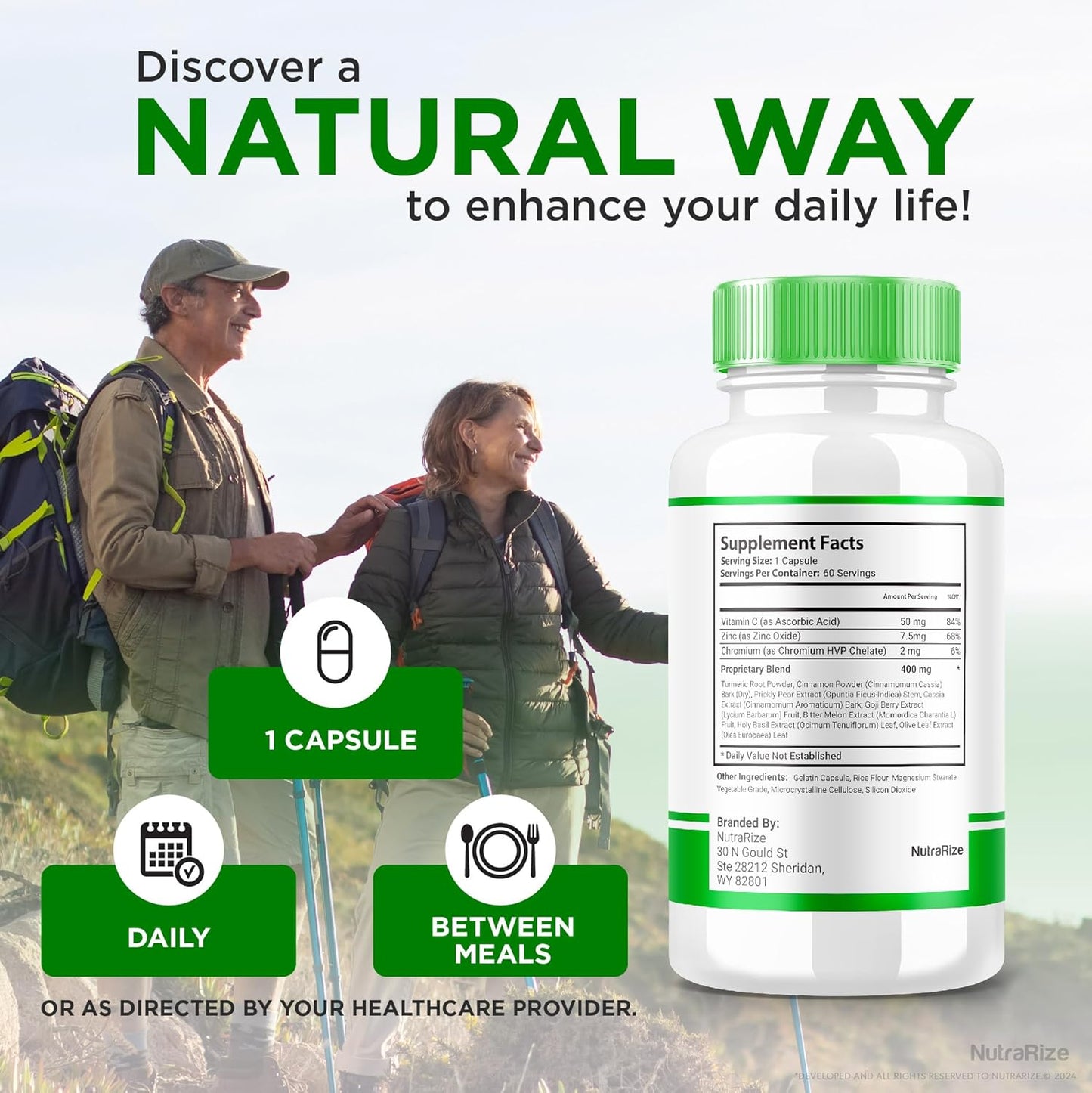 3-Pack NutraRize Zempoza Capsules: Advanced Blood Support Formula, All Natural Supplement for Healthy Levels, Official Wellness - 180 Capsules