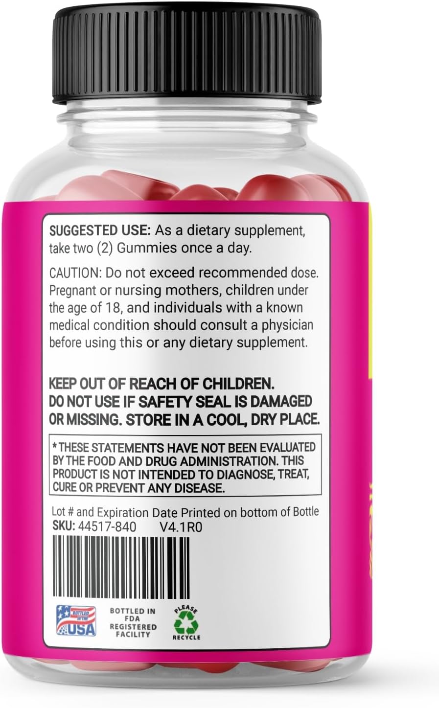 3 Pack of Zonata KetonesLiteTrim Gummies with Lite Keto Apple Cider Vinegar - 180 Count, Reviews Included