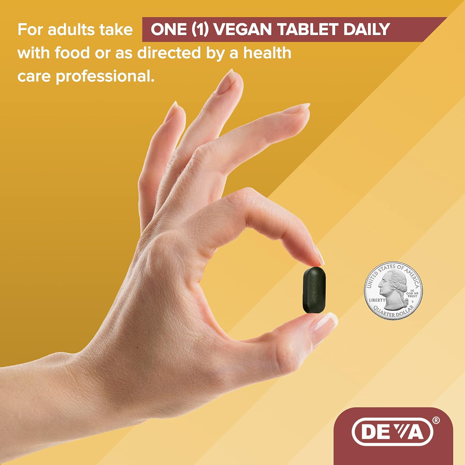3 Packs of Deva Vegan Vitamins Daily Multivitamin & Mineral Supplement - 90 Tablets