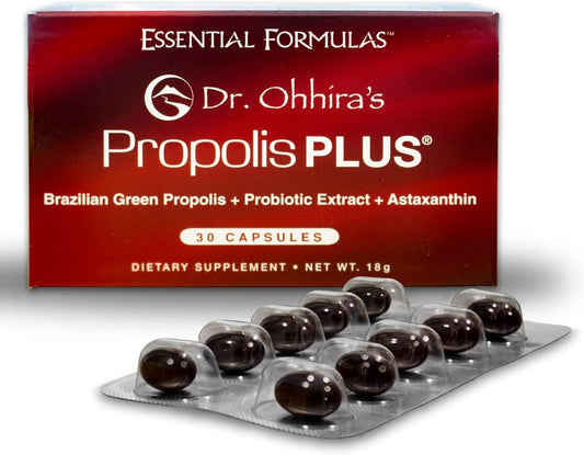 30 Capsules of Dr. Ohhira's Propolis Plus with Brazilian Green Propolis - Essential Formula