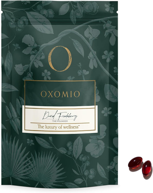 300 Capsules of OXOMIO Antarctic Essential in Glass Bottle - Premium Omega-3 Supplement