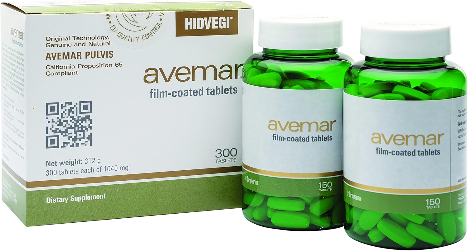300 Tablets of Avemar Fermented Wheat Germ Extract with Spermidine for Immune & Cell Support, Energy Boost & Joint Health