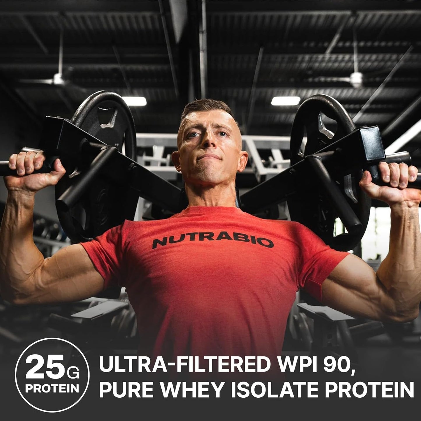 300g NutraBio Creatine Monohydrate & Strawberry Ice Cream Whey Protein Isolate Bundle - Muscle Energy, Lean Muscle Growth, Recovery, Strength